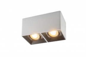 DK3035-WB Светильник накладной IP 20, 10 Вт, GU5.3, LED, белый/черный, пластик в Челябинске - chelyabinsk.mebel24.online | фото 1