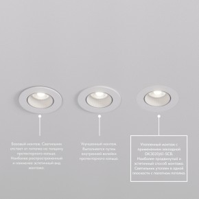 DK3061-WBR Встраиваемый светильник, IP 20, 10 Вт, GU5.3, LED, белый/бронзовый, пластик в Челябинске - chelyabinsk.mebel24.online | фото 4