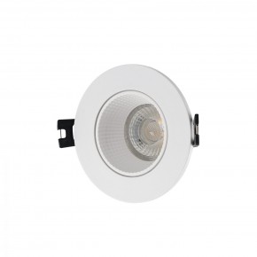 DK3061-WH Встраиваемый светильник, IP 20, 10 Вт, GU5.3, LED, белый/белый, пластик в Челябинске - chelyabinsk.mebel24.online | фото 1
