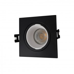 DK3071-BK+WH Встраиваемый светильник, IP 20, 10 Вт, GU5.3, LED, черный/белый, пластик в Челябинске - chelyabinsk.mebel24.online | фото