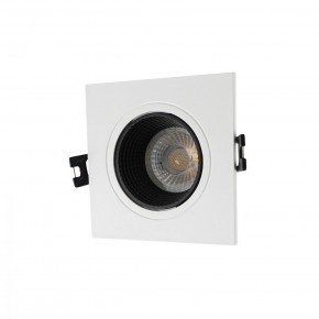 DK3071-WH+BK Встраиваемый светильник, IP 20, 10 Вт, GU5.3, LED, белый/черный, пластик в Челябинске - chelyabinsk.mebel24.online | фото