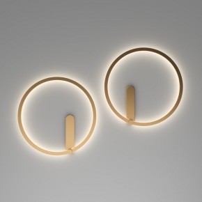 DK5035-SG Бра ROUND со светодиодом, IP20, 24W, 3000/4000/6500K, матовое золото, алюминий в Челябинске - chelyabinsk.mebel24.online | фото 7