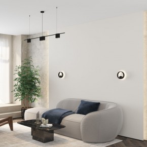 DK5060-BK Бра ORBIT, IP20, 3000К, LED, 10 Вт, черный матовый, алюминий в Челябинске - chelyabinsk.mebel24.online | фото 6