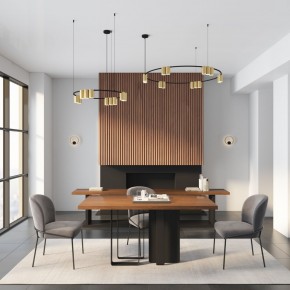 DK5060-BK+SG Бра ORBIT, IP20, 3000К, LED, 10 Вт, черный + сатинированное золото, алюминий в Челябинске - chelyabinsk.mebel24.online | фото 6