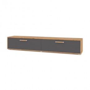 ФЛОРИДА Ф32 Тумба ТВ (дуб золотой/графит) в Челябинске - chelyabinsk.mebel24.online | фото