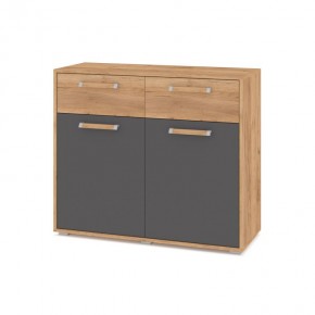 ФЛОРИДА Ф42 Комод (дуб золотой/графит) в Челябинске - chelyabinsk.mebel24.online | фото