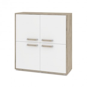 ФЛОРИДА Ф43 Комод (дуб серый/белый) в Челябинске - chelyabinsk.mebel24.online | фото