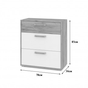 ФЛОРИДА Гостиная (модульная) дуб золотой/графит в Челябинске - chelyabinsk.mebel24.online | фото 9