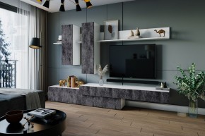 ФРИДА Гостиная (Белый/Обсидиан) в Челябинске - chelyabinsk.mebel24.online | фото