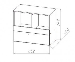 ГЕОМЕТРИЯ ГМТ.08 комод в Челябинске - chelyabinsk.mebel24.online | фото 2