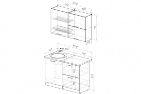 КГ "Лотос" Лайт 1200 мм в Челябинске - chelyabinsk.mebel24.online | фото 2