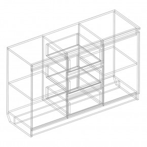 Комод 2-ств. с 3 ящиками в Челябинске - chelyabinsk.mebel24.online | фото 2