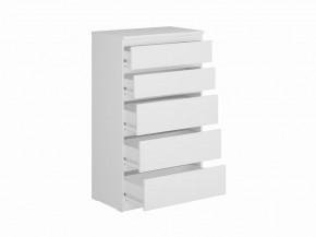 Комод КАСТОР с пятью ящиками, цвет белый в Челябинске - chelyabinsk.mebel24.online | фото 2