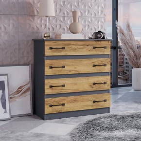 Комод Лофт (графит/крафт) в Челябинске - chelyabinsk.mebel24.online | фото 3