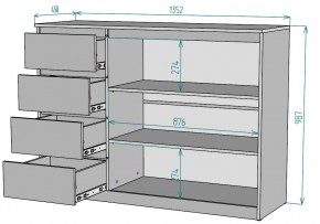 Комод Мальта K116 в Челябинске - chelyabinsk.mebel24.online | фото 2