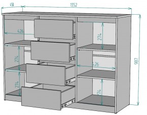 Комод Мальта K118 в Челябинске - chelyabinsk.mebel24.online | фото 2