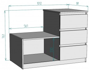 Комод Мальта K207 в Челябинске - chelyabinsk.mebel24.online | фото 2