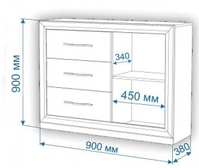 Комод Нобиле Км-120/38 ФГ в Челябинске - chelyabinsk.mebel24.online | фото 2
