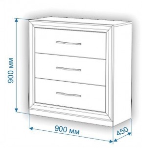 Комод Нобиле Км-90/45 в Челябинске - chelyabinsk.mebel24.online | фото 2