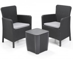 Комплект мебели Трентон балкон (Trenton Balcony graphite) графит в Челябинске - chelyabinsk.mebel24.online | фото