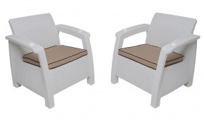 Комплект на балкон Yalta Balcony Set (Ялта) белый в Челябинске - chelyabinsk.mebel24.online | фото 4