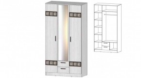 КОСТА-РИКА Шкаф 3-х створчатый (анкор светлый) в Челябинске - chelyabinsk.mebel24.online | фото
