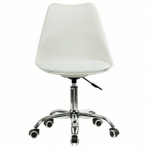 Кресло стул BRABIX "Eames MG-310 CH", хром, пластик белый, экокожа белая, 532923 в Челябинске - chelyabinsk.mebel24.online | фото 1