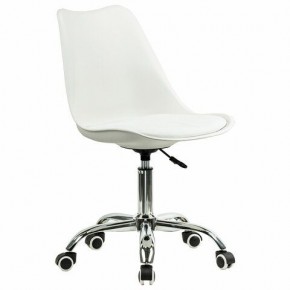 Кресло стул BRABIX "Eames MG-310 CH", хром, пластик белый, экокожа белая, 532923 в Челябинске - chelyabinsk.mebel24.online | фото 2