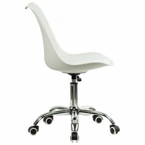 Кресло стул BRABIX "Eames MG-310 CH", хром, пластик белый, экокожа белая, 532923 в Челябинске - chelyabinsk.mebel24.online | фото 3