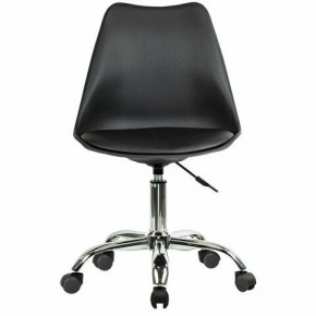 Кресло стул BRABIX "Eames MG-310 CH", хром, пластик черный, экокожа черная, 532925 в Челябинске - chelyabinsk.mebel24.online | фото 1