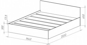 НИЦЦА-14 Кровать 1600 с настилом ЛДСП (НЦ.14) в Челябинске - chelyabinsk.mebel24.online | фото 3