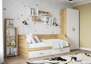 Кровать 800/2 ящика Лайт с настилом ЛДСП в Челябинске - chelyabinsk.mebel24.online | фото 3