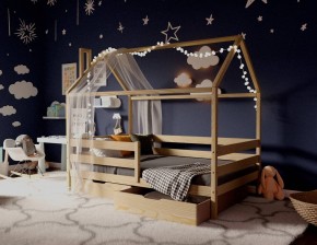 Кровать-домик 80*160 без покраски в Челябинске - chelyabinsk.mebel24.online | фото