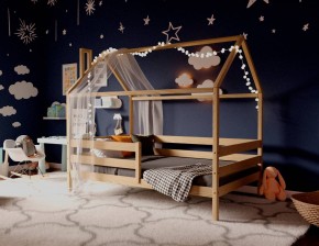 Кровать-домик 80*190 без покраски в Челябинске - chelyabinsk.mebel24.online | фото 3