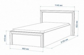 Кровать односпальная Нобиле Кр-90 в Челябинске - chelyabinsk.mebel24.online | фото 2