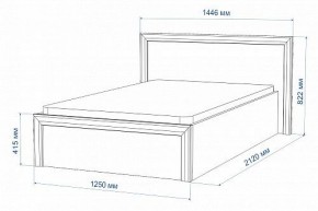 Кровать полутораспальная Нобиле Кр-120 в Челябинске - chelyabinsk.mebel24.online | фото 3