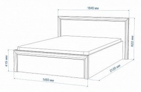 Кровать полутораспальная Нобиле Кр-140 в Челябинске - chelyabinsk.mebel24.online | фото 3