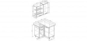 Кухонный гарнитур Антик 1000*1000 (Стол. 38мм) в Челябинске - chelyabinsk.mebel24.online | фото 2