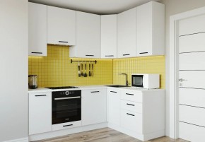 Кухонный гарнитур Белый Глянец 2200*1600 h950 (Стол. 26мм) в Челябинске - chelyabinsk.mebel24.online | фото