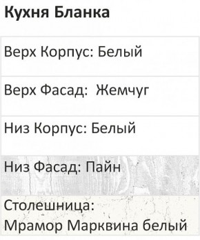 Кухонный гарнитур Бланка 2000 (Стол. 38мм) в Челябинске - chelyabinsk.mebel24.online | фото 3