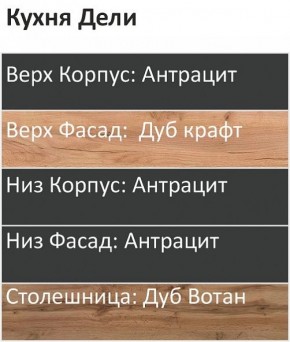 Кухонный гарнитур Дели 1000 (Стол. 26мм) в Челябинске - chelyabinsk.mebel24.online | фото 3