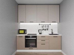 Кухонный гарнитур Каппучино 2200 h950 (Стол. 26мм) в Челябинске - chelyabinsk.mebel24.online | фото
