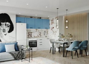 Кухонный гарнитур Капри 2550 (Стол. 26мм) в Челябинске - chelyabinsk.mebel24.online | фото