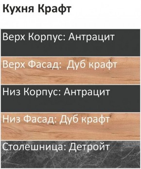 Кухонный гарнитур Крафт 2200 (Стол. 26мм) в Челябинске - chelyabinsk.mebel24.online | фото 3