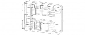 Кухонный гарнитур Санторини 3400 (Стол. 26мм) в Челябинске - chelyabinsk.mebel24.online | фото 2