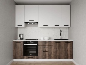 Кухонный гарнитур Старое Дерево 2400 h950 (Стол. 38мм) в Челябинске - chelyabinsk.mebel24.online | фото