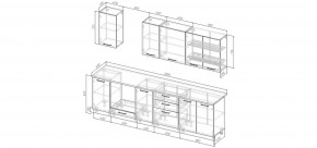 Кухонный гарнитур Старое Дерево 2800 (Стол. 38мм) в Челябинске - chelyabinsk.mebel24.online | фото 2