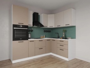 Кухонный гарнитур угловой Каппучино 2400*1600 (Стол. 38мм) в Челябинске - chelyabinsk.mebel24.online | фото 1