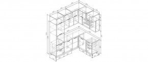 Кухонный гарнитур Умбра 2200*1700 (Стол. 38мм) в Челябинске - chelyabinsk.mebel24.online | фото 2