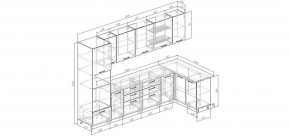 Кухонный гарнитур Умбра 3200*1400 (Стол. 26мм) в Челябинске - chelyabinsk.mebel24.online | фото 2
